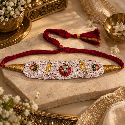 Beautiful Designer Statement Choker (no earrings)