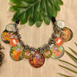 Beautiful Designer Overlapping Painting Mix Neckpiece