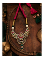 Beautiful Designer Kundan Detailing Chaand Necklace