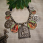 Beautiful Designer Painting Paatri Mix Neckpiece