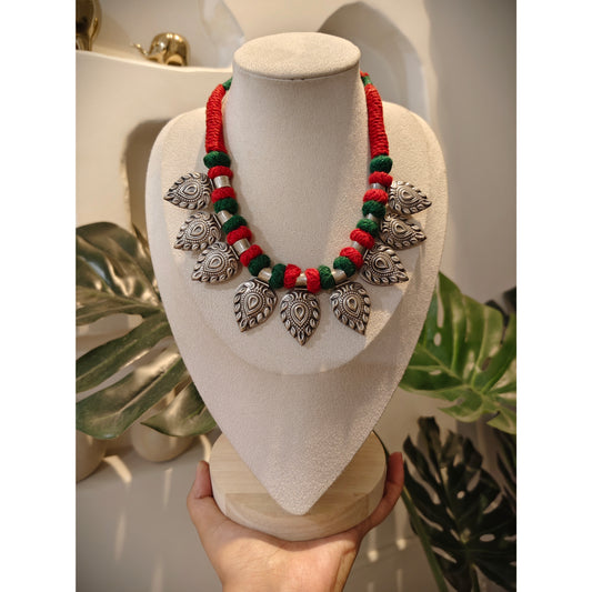 Beautiful Designer Paatri Dual Color Necklace