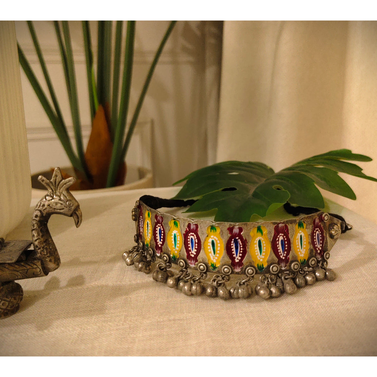 Beautiful Designer Hand-painted Choker