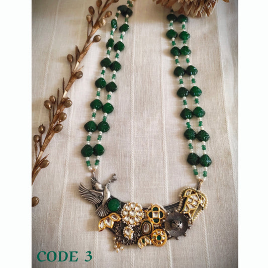 Beautiful Designer Kundan Detailing Pendant Necklace