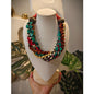 Beautiful Designer Mix Beads Twisted Necklace