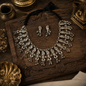 Beautiful Designer Peacock Neckpiece With Earrings