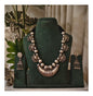 Beautiful Designer Vintage Polish Taabeez Necklace With Earrings