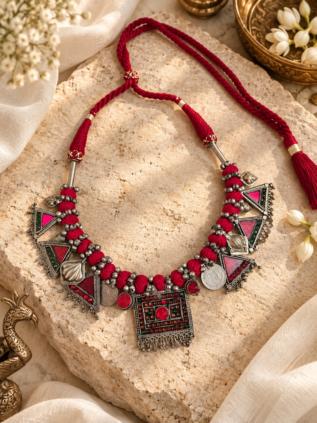 Beautiful Designer Afghani Vintage Neckpiece