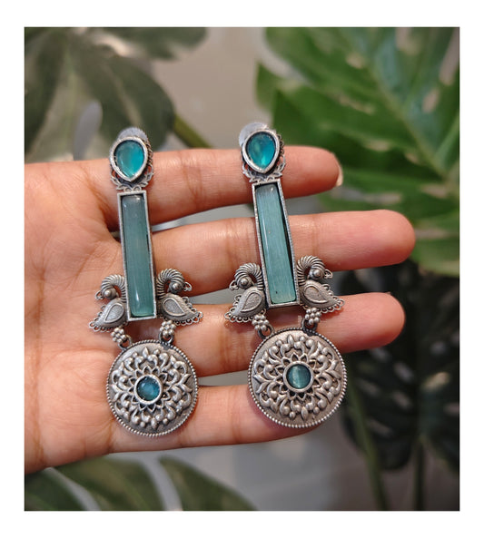 Beautiful Designer Stone Embedded Earrings