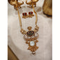 Beautiful Designer Apala Polish Necklace With Earrings