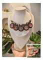 Beautiful Designer Painting Mix Hasli With Earrings