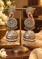 Beautiful Designer Kundan Detailing Long Statement Earrings