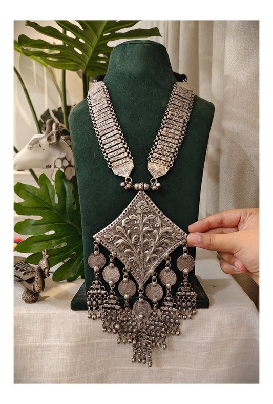 Beautiful Designer Long Chitai Work Necklace