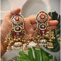 Beautiful Designer Apala Polish Thappa Work Lightweight Earrings