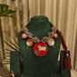 Beautiful Designer Painting With Ghungroo Ball & Handmade Dori Neckpiece