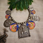 Beautiful Designer Painting Paatri Mix Neckpiece