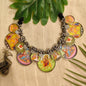 Beautiful Designer Overlapping Painting Mix Neckpiece