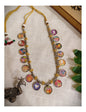 Beautiful Designer Painting Mix Dual Tone Necklace
