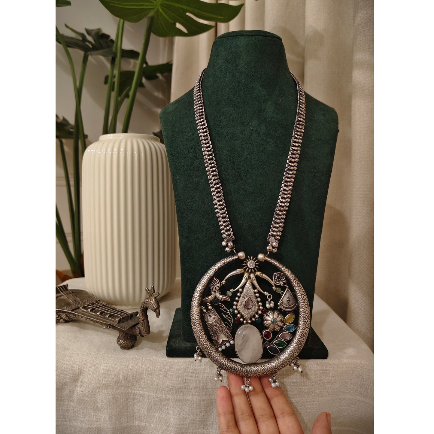 Beautiful Designer Fusion Pendant Necklace