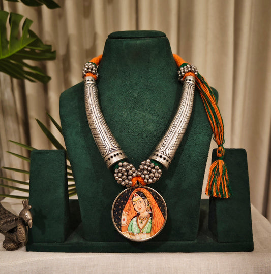 Beautiful Designer Hasli Style Painting Necklace