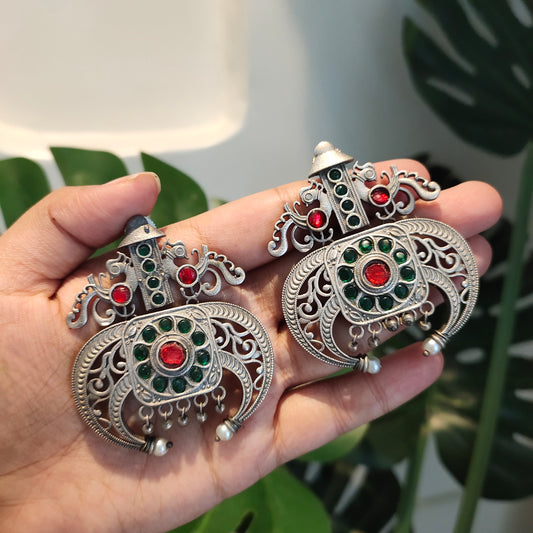 Beautiful Designer Stone Embedded Earrings