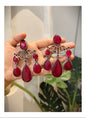 Beautiful Designer Stone Embedded Big Earrings