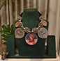Beautiful Designer Painting Mix Paatri & Ghungroo Gutchha Ball Neckpiece