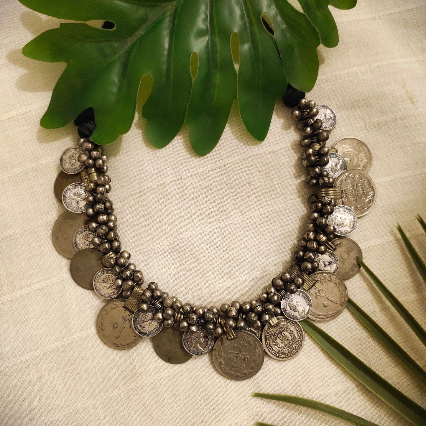 Beautiful Designer Vintage Tribal Coin Neckpiece Each pc