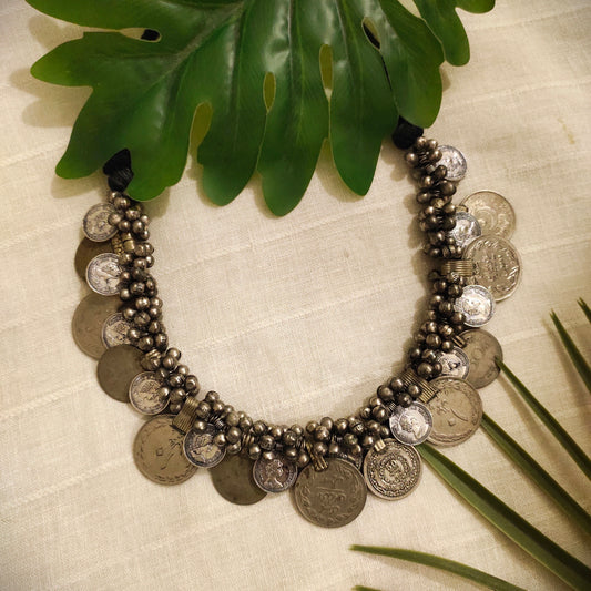 Beautiful Designer Vintage Tribal Coin Neckpiece Each pc