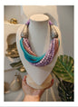 Beautiful Designer Twisted Beads Mix Statement Necklace