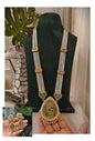 Beautiful Designer Thewa Work Necklace With Earrings