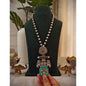Beautiful Designer Jaal Work Pendant Necklace With Earrings