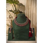 Beautiful Designer Stone Embedded Neckpiece With Earrings