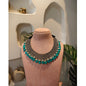 Beautiful Designer Turquoise Beads Latkan Neckpiece