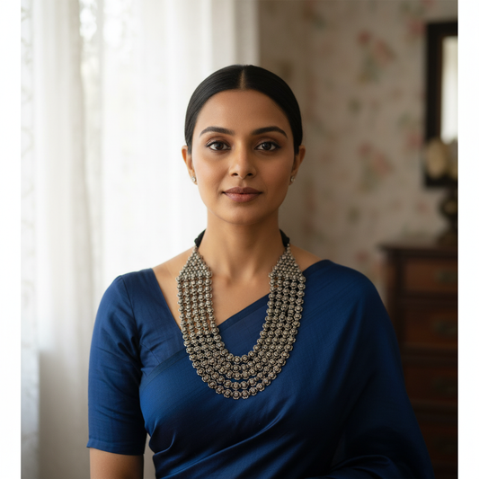 Beautiful Designer Brass Layered Necklace