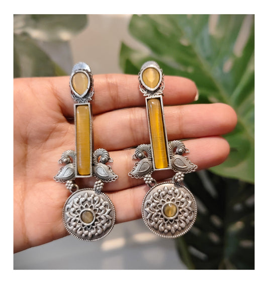 Beautiful Designer Stone Embedded Earrings