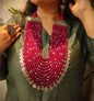 Beautiful Designer Layered Beaded Paatri Necklace