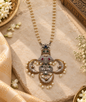 Beautiful Designer Dual Tone Fusion Pendant Necklace (no earrings)